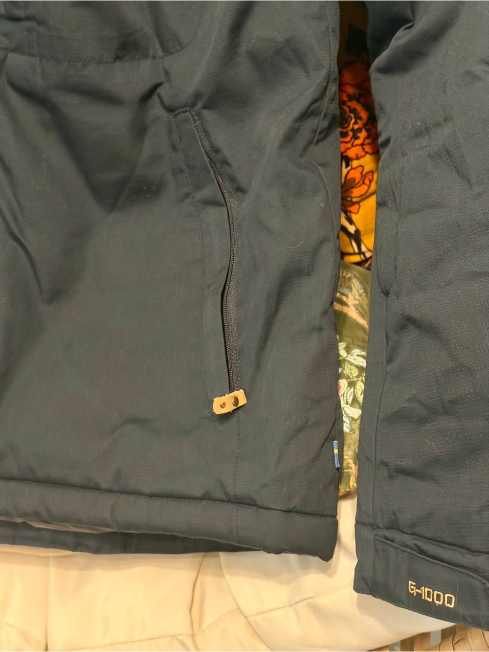 Fjällräven Skogsö Jacket Men’s M Dark Navy G-1000 Hiking Outdoor $270 - Picture 2 of 16